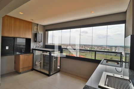 Varanda Gourmet de apartamento para alugar com 3 quartos, 81m² em Jardim Sul, Uberlândia