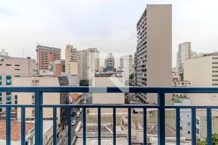 Varanda do Studio de apartamento à venda com 1 quarto, 22m² em República, São Paulo
