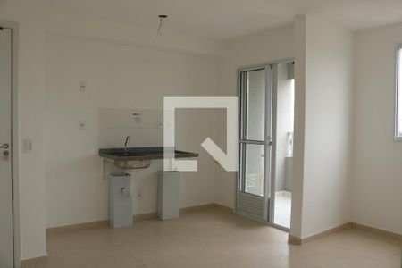 Sala e Cozinha integrado de apartamento à venda com 1 quarto, 32m² em Água Branca, São Paulo