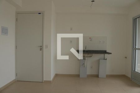 Sala e Cozinha integrado de apartamento à venda com 1 quarto, 32m² em Água Branca, São Paulo