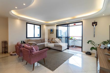 Sala de Estar de apartamento à venda com 4 quartos, 143m² em Chora Menino, São Paulo