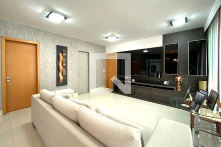 Sala de apartamento à venda com 4 quartos, 130m² em Funcionários, Belo Horizonte