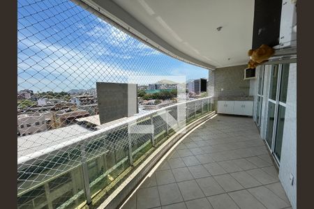 Varanda da Sala de apartamento para alugar com 3 quartos, 117m² em Vila Valqueire, Rio de Janeiro