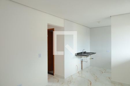 Sala/Cozinha de apartamento para alugar com 2 quartos, 38m² em Cidade Antônio Estêvão de Carvalho, São Paulo