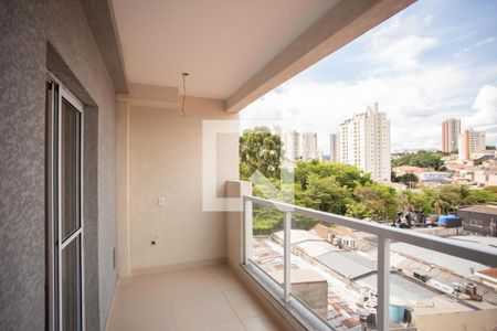 VARANDA E ÁREA DE SERVIÇO de kitnet/studio para alugar com 1 quarto, 33m² em Santana, São Paulo