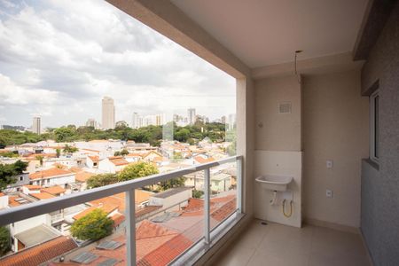 VARANDA E ÁREA DE SERVIÇO de kitnet/studio para alugar com 1 quarto, 33m² em Santana, São Paulo