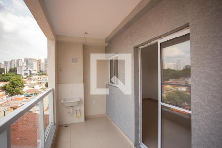 VARANDA E ÁREA DE SERVIÇO de kitnet/studio para alugar com 1 quarto, 33m² em Santana, São Paulo