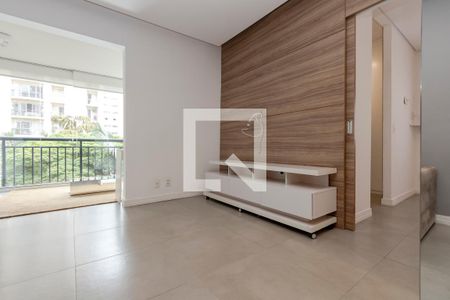 Sala de apartamento para alugar com 1 quarto, 60m² em Brooklin, São Paulo