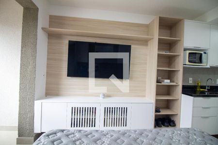 Sala / Quarto - Studio de kitnet/studio para alugar com 1 quarto, 26m² em Santo Amaro, São Paulo