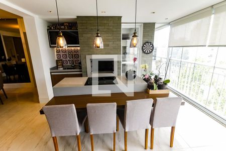 Detahes - Varanda gourmet de apartamento à venda com 3 quartos, 168m² em Vila Andrade, São Paulo