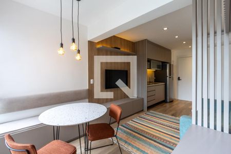 Sala de apartamento para alugar com 1 quarto, 41m² em Perdizes, São Paulo