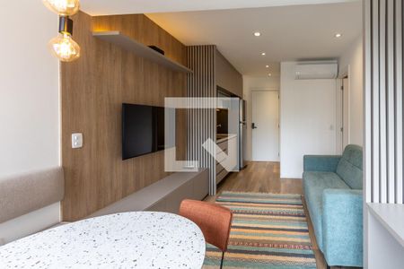 Sala de apartamento para alugar com 1 quarto, 41m² em Perdizes, São Paulo