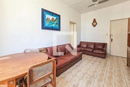 Sala de apartamento para alugar com 1 quarto, 57m² em Centro, Guarujá