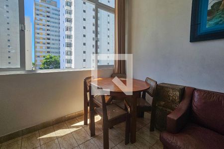 Sala de apartamento para alugar com 1 quarto, 57m² em Centro, Guarujá