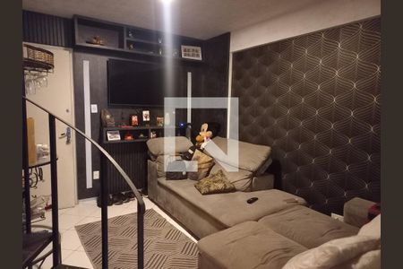 Sala de apartamento para alugar com 1 quarto, 60m² em Centro, São Vicente