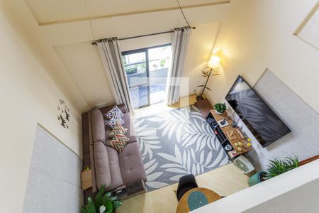 Sala de apartamento para alugar com 1 quarto, 53m² em Indianópolis, São Paulo