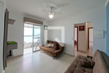 Sala de apartamento para alugar com 2 quartos, 75m² em Vila Caiçara, Praia Grande