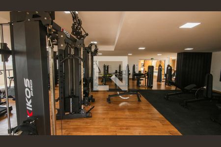 Área comum - Academia de apartamento para alugar com 2 quartos, 57m² em Boqueirão, Praia Grande