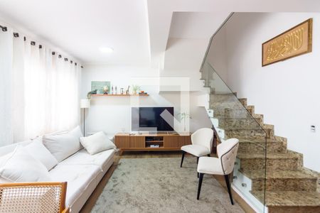 Sala  de casa de condomínio à venda com 3 quartos, 144m² em Vila Osasco, Osasco