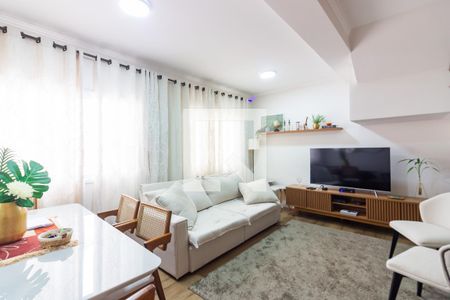 Sala  de casa de condomínio à venda com 3 quartos, 144m² em Vila Osasco, Osasco