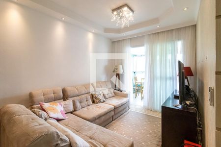 Detalhe da sala de apartamento para alugar com 3 quartos, 150m² em Canto do Forte, Praia Grande