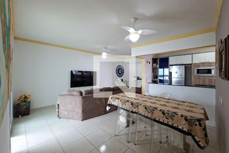 Sala de apartamento para alugar com 3 quartos, 110m² em Vila Caiçara, Praia Grande