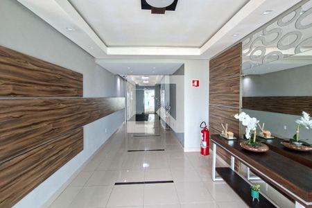 Hall de entrada de apartamento para alugar com 3 quartos, 110m² em Vila Caiçara, Praia Grande