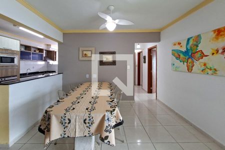 Sala de apartamento para alugar com 3 quartos, 110m² em Vila Caiçara, Praia Grande