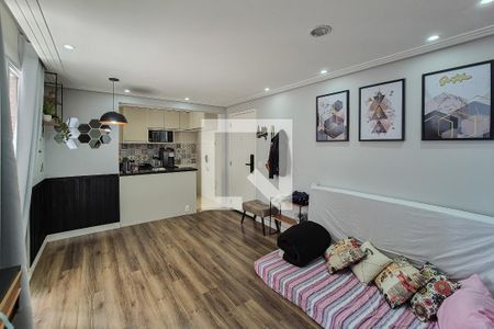 sala de apartamento à venda com 2 quartos, 54m² em Jardim Calux, São Bernardo do Campo