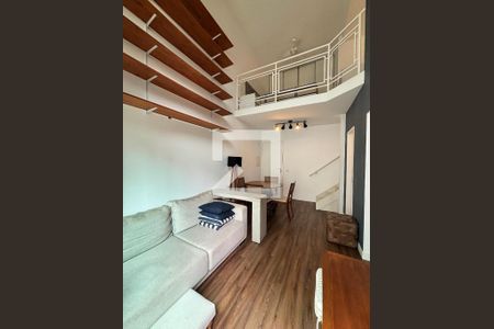 Sala de apartamento para alugar com 1 quarto, 50m² em Moema, São Paulo