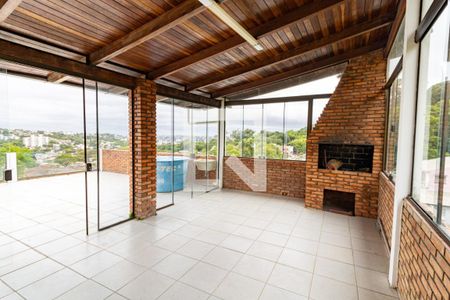 Área comum - Salão de festas de apartamento à venda com 1 quarto, 100m² em Nonoai, Porto Alegre