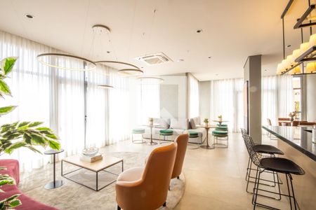 Área comum - Salão de festas de apartamento para alugar com 1 quarto, 38m² em Bela Vista, Osasco