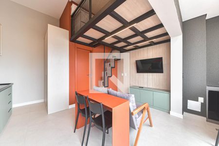 Sala de kitnet/studio para alugar com 1 quarto, 37m² em Jardim das Acacias, São Paulo