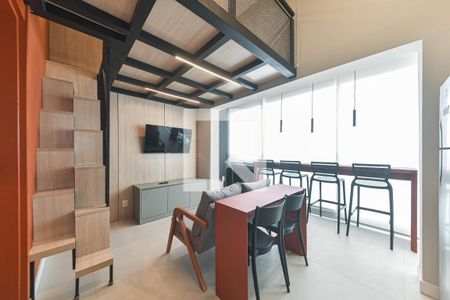 Sala de kitnet/studio para alugar com 1 quarto, 37m² em Jardim das Acacias, São Paulo