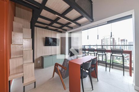 Sala de kitnet/studio para alugar com 1 quarto, 37m² em Jardim das Acacias, São Paulo