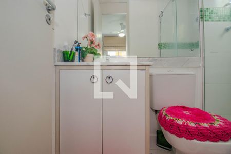 Banheiro da Suíte de apartamento à venda com 3 quartos, 115m² em Morro Santana, Porto Alegre