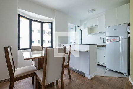 Sala/Cozinha de apartamento para alugar com 1 quarto, 51m² em Pinheiros, São Paulo