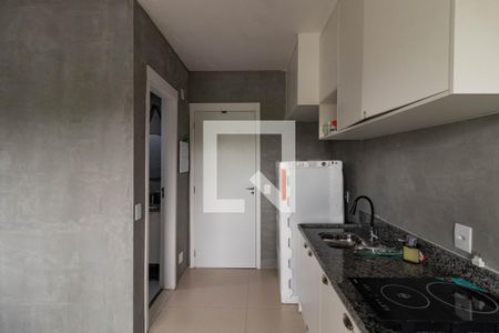 Cozinha de kitnet/studio para alugar com 1 quarto, 25m² em Barra Funda, São Paulo