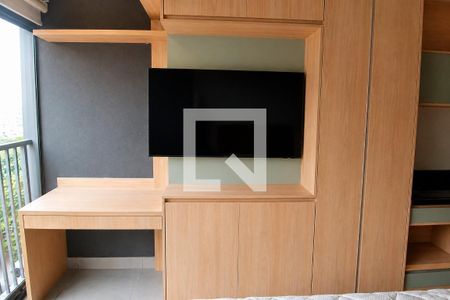 Dormitório - Varanda de kitnet/studio para alugar com 1 quarto, 21m² em Bela Vista, São Paulo