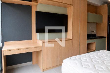 Dormitório - Varanda de kitnet/studio para alugar com 1 quarto, 21m² em Bela Vista, São Paulo