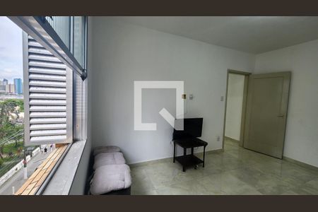 Sala de apartamento para alugar com 1 quarto, 40m² em Centro, Santos