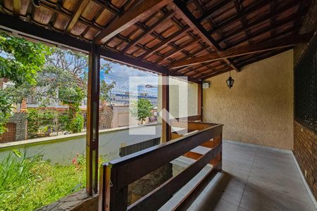 Varanda da Sala de casa à venda com 3 quartos, 288m² em Padre Eustáquio, Belo Horizonte