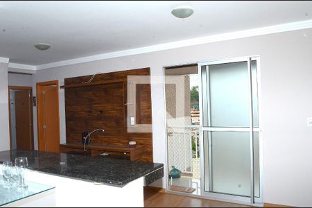 Sala de apartamento à venda com 3 quartos, 73m² em Goiânia, Belo Horizonte