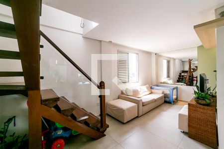Sala de apartamento à venda com 4 quartos, 155m² em Santo Antônio, Belo Horizonte