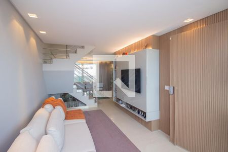 Sala de apartamento à venda com 3 quartos, 165m² em Olinda, Contagem