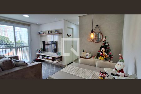 Sala de apartamento à venda com 2 quartos, 47m² em Campestre, São Caetano do Sul
