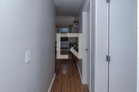 corredor para os cômodos_1 de apartamento à venda com 2 quartos, 56m² em Vila Caraguata, São Paulo