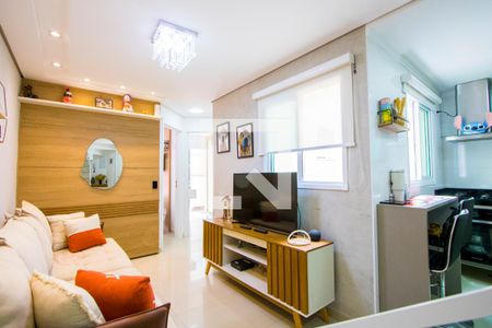 Sala de apartamento à venda com 2 quartos, 98m² em Santa Maria, Santo André