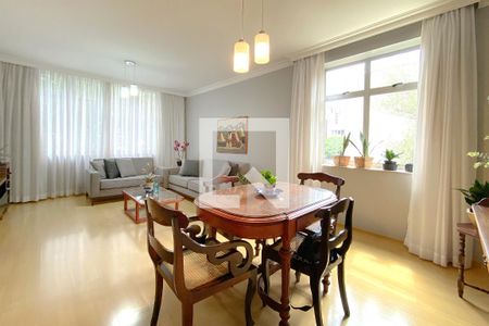 Sala de apartamento à venda com 3 quartos, 112m² em Santo Antônio, Belo Horizonte