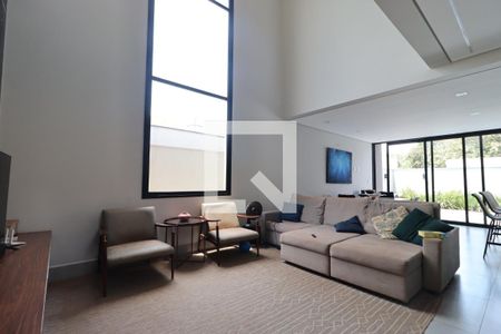 Sala de casa de condomínio para alugar com 5 quartos, 212m² em Vila do Golfe, Ribeirão Preto